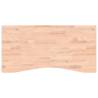 Solid Wood Beech Desk Top 100x(45-50)x1.5 cm | Hipomarket