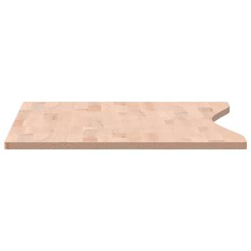 Solid Wood Beech Desk Top 100x(45-50)x1.5 cm | Hipomarket