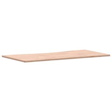 Solid Wood Beech Desk Top 100x(45-50)x1.5 cm | Hipomarket