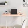 Desk Top 100x50x2.5 cm Solid Wood Beech Colour natural Size 100 x 50 x 2.5 cm 