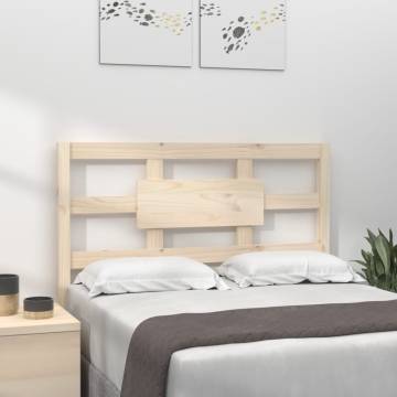 Stylish Pine Wood Bed Headboard - 95.5x4x100 cm