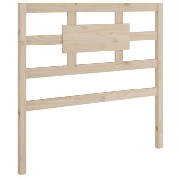 Stylish Pine Wood Bed Headboard - 95.5x4x100 cm