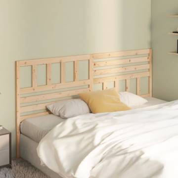 Stylish Solid Wood Pine Bed Headboard | 186x4x100 cm