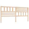 Stylish Solid Wood Pine Bed Headboard | 186x4x100 cm