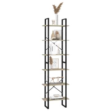 Storage Shelf Sonoma Oak 60x30x210 cm - Durable & Versatile