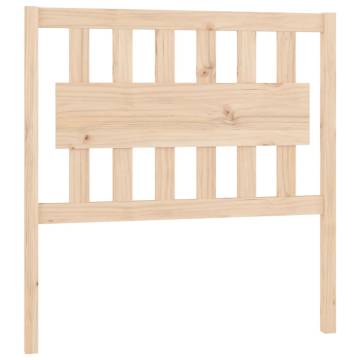 Bed Headboard 95.5x4x100 cm | Solid Pine Wood Design