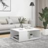 Coffee Table White 90x67x33 cm Engineered Wood Colour white Quantity in Package 1 