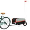 Bike Trailer Black & Orange 30kg Iron - Durable & Versatile