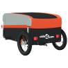 Bike Trailer Black & Orange 30kg Iron - Durable & Versatile