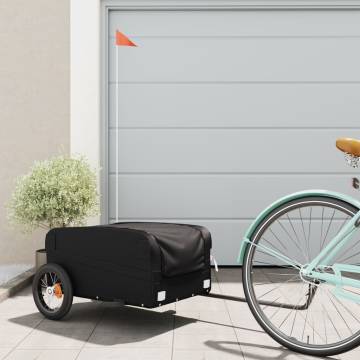 Bike Trailer Black 30 kg Iron - Sturdy & Versatile