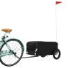 Bike Trailer Black 30 kg Iron - Sturdy & Versatile