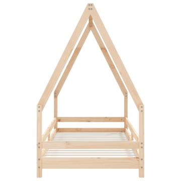 Kids Bed Frame 90x200 cm Solid Wood Pine - Fun & Durable