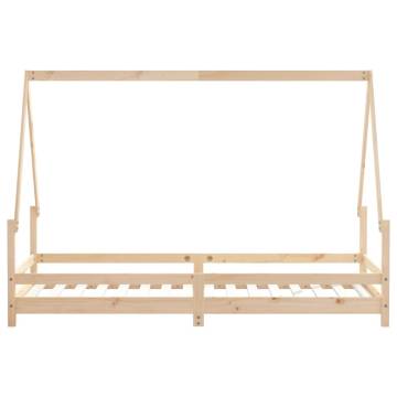 Kids Bed Frame 90x200 cm Solid Wood Pine - Fun & Durable