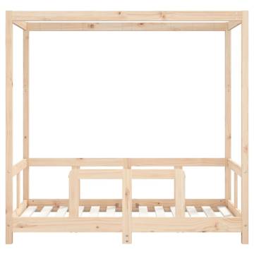 Kids Bed Frame 70x140 cm - Solid Pine Wood | Hipomarket