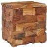 Storage Stool in Solid Teak Wood - Timeless Home Decor