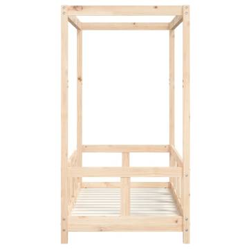 Kids Bed Frame 70x140 cm - Solid Pine Wood | Hipomarket