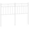 Metal Headboard White 120 cm - Stylish and Sturdy Design