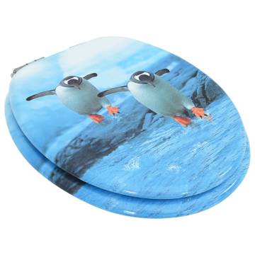 WC Toilet Seat with Soft Close - Penguin Design | Hipomarket