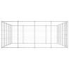 Outdoor Dog Kennel Galvanised Steel 24.2 m² | HipoMarket