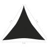 HDPE Sunshade Sail 5x5m Black | UV & Mould Resistant