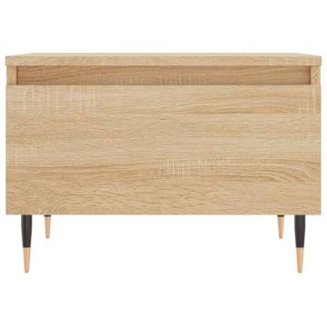 Elegant Sonoma Oak Coffee Table - 50x46x35 cm | HipoMarket