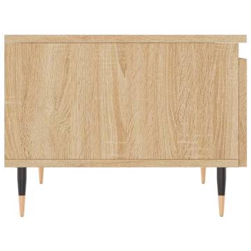 Elegant Sonoma Oak Coffee Table - 50x46x35 cm | HipoMarket