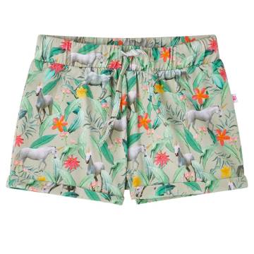 Kids' Drawstring Shorts - Light Khaki 116 | Hipo Market