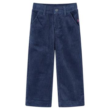 Kids' Navy Corduroy Pants - Comfortable & Stylish (Size 104)