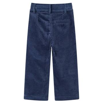 Kids' Navy Corduroy Pants - Comfortable & Stylish (Size 104)