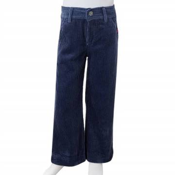 Kids' Navy Corduroy Pants - Comfortable & Stylish (Size 104)