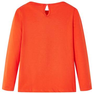 Kids' Long Sleeve T-Shirt - Dark Orange 104 | Hipo Market