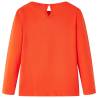 Kids' Long Sleeve T-Shirt - Dark Orange 104 | Hipo Market