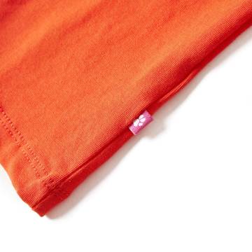 Kids' Long Sleeve T-Shirt - Dark Orange 104 | Hipo Market