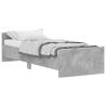 Concrete Grey Bed Frame 75x190 cm | Stylish & Durable Design