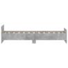 Concrete Grey Bed Frame 75x190 cm | Stylish & Durable Design