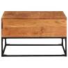 Solid Acacia Wood Coffee Table - 68x68x41 cm | HipoMarket