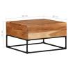 Solid Acacia Wood Coffee Table - 68x68x41 cm | HipoMarket