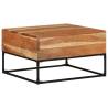 Solid Acacia Wood Coffee Table - 68x68x41 cm | HipoMarket