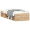 Sonoma Oak Bed Frame 75x190 cm Small Single | HipoMarket