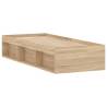 Sonoma Oak Bed Frame 75x190 cm Small Single | HipoMarket