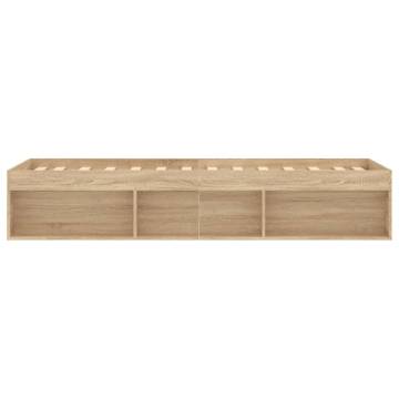 Sonoma Oak Bed Frame 75x190 cm Small Single | HipoMarket