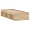 Sonoma Oak Bed Frame 75x190 cm Small Single | HipoMarket