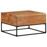 Solid Acacia Wood Coffee Table - 68x68x41 cm | HipoMarket