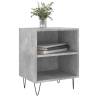 Elegant Bedside Cabinets - 2 pcs Concrete Grey | Hipomarket UK