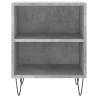 Elegant Bedside Cabinets - 2 pcs Concrete Grey | Hipomarket UK