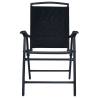 3 Piece Bistro Set - Black Steel | Stylish Garden Furniture