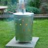 Nature Garden Incinerator Galvanised Steel 46x72 cm Round Shape round 