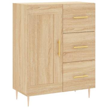 Stylish Highboard Sonoma Oak 69.5x34x180 cm - Hipomarket