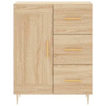 Stylish Highboard Sonoma Oak 69.5x34x180 cm - Hipomarket