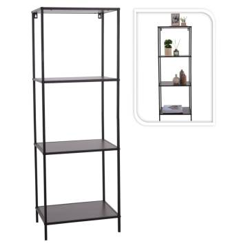 H&S Collection 3-Tier Open Cabinet - Stylish & Functional